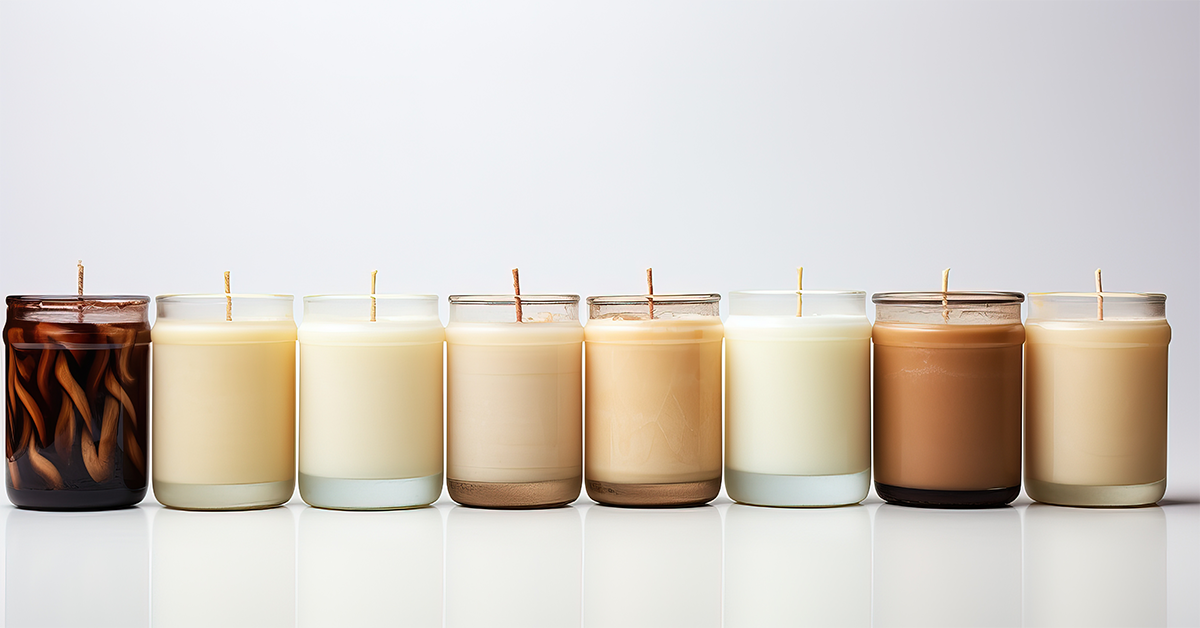 Candle Making Supplies: Wax, wicks, essential oils, fragrances